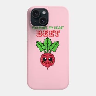 FUNNY Veggies You Make My Heart Beet Phone Case