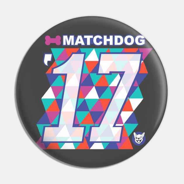 MatchDog SuperBowl Design Pin by matchdogrescue