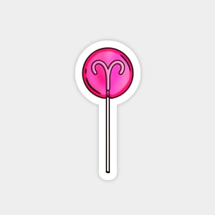 Aries Lollipop Magnet