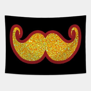 Colorful Mustache Tapestry