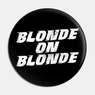 Blonde on Blonde /\/ Vintage Faded Style Fan Design Pin