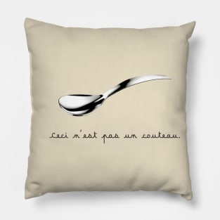 TheTreachery of Knifey Pillow