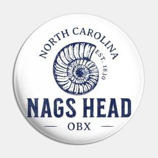 Nags Head, NC Summertime Vacationing Seashell Pin