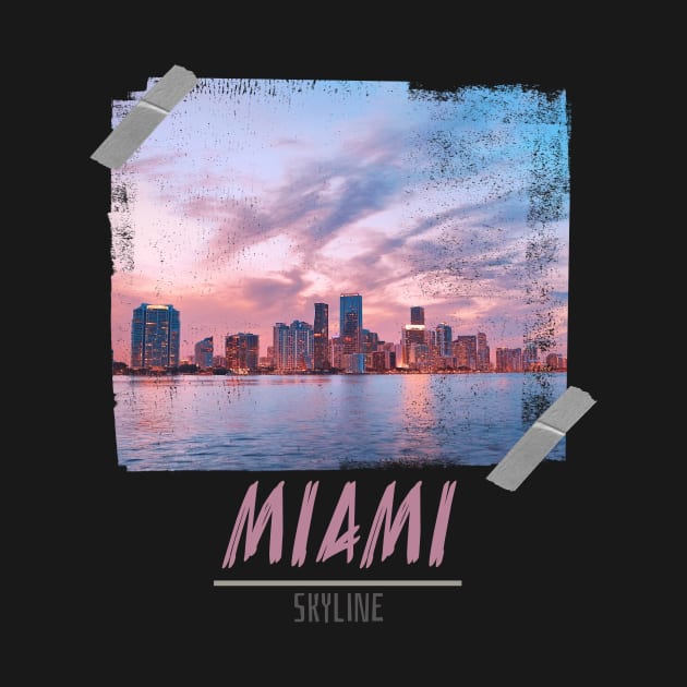 miami city tape photography by grafitytees