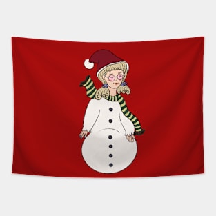 Santy Snowball Tapestry