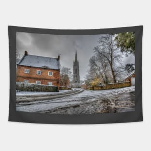 St James' Church, Louth, UK, Snow Scene Tapestry