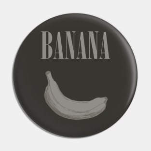 Banana band t-shirt grey Pin