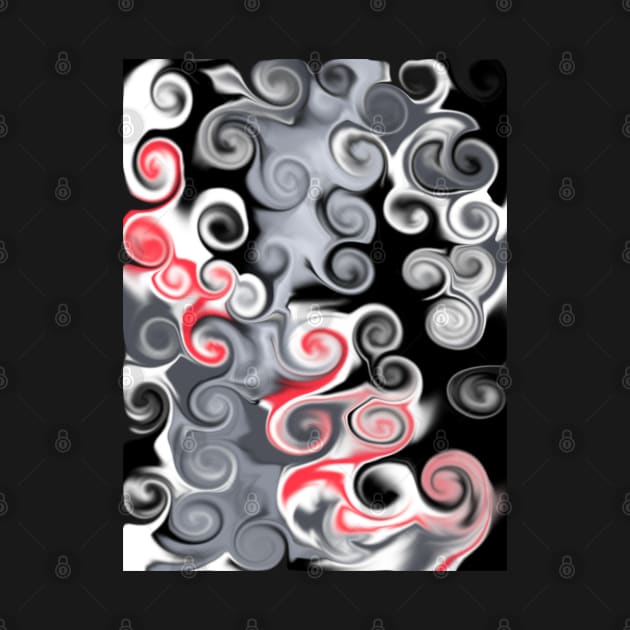 Swirl Abstract by Orchid's Art