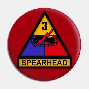 Third Armored Division Pin