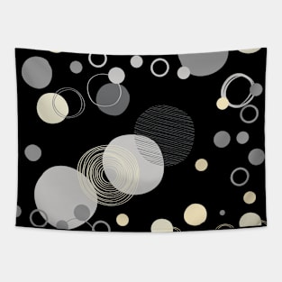 Abstract pastel colored circles Tapestry