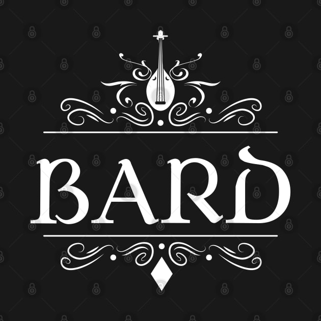 Bard Character Class TRPG Tabletop RPG Gaming Addict by dungeonarmory