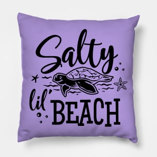 salty beach Pillow