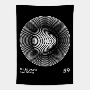 Miles Davis / Giant Steps / Minimal Graphic Design Tribute Tapestry