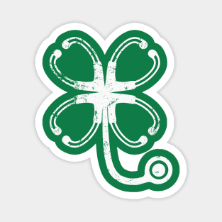 Shamrock Stethoscope Nurse St Patrick's Day Magnet