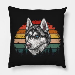 Vintage Husky Pillow