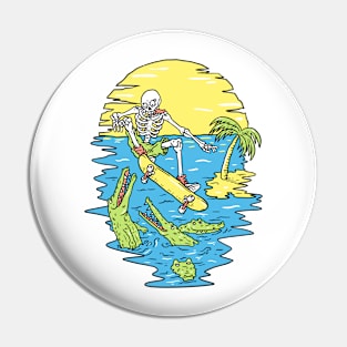 skatecroc Pin