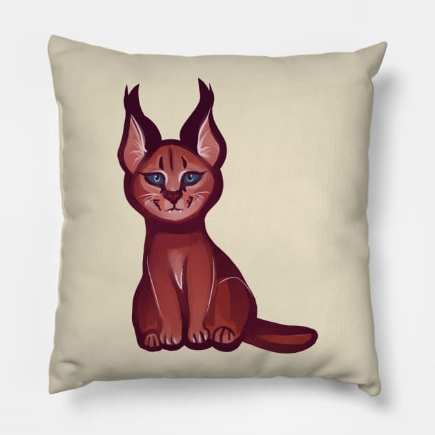 Caracal Pillow by adorkablyfeline