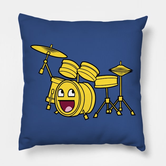 Awesome Drums Pillow by drummingco