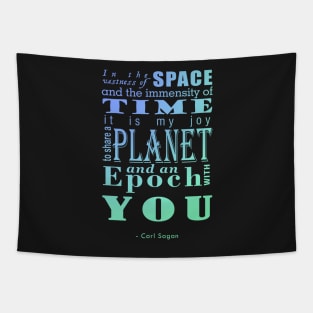 In the Vastness of Time and Space Tapestry