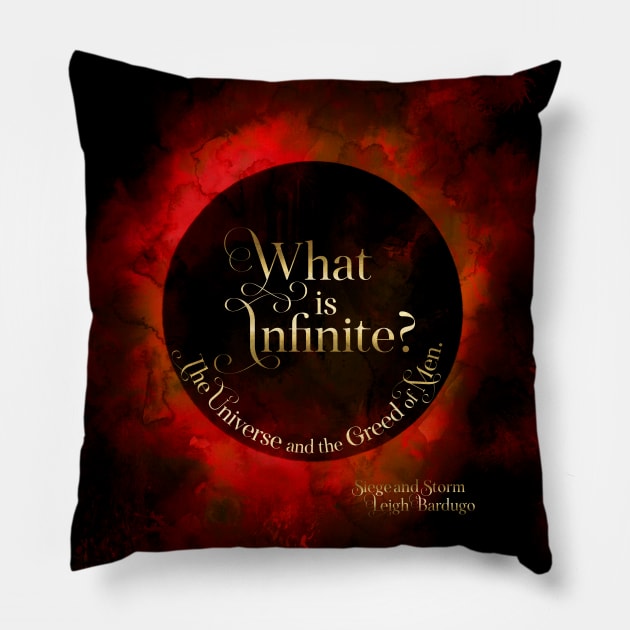 What is infinite? Siege and Storm Pillow by literarylifestylecompany
