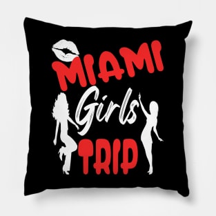 miami girls trip Pillow