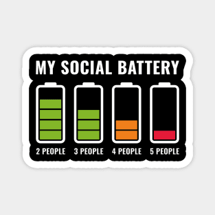 My Social Battery Magnet