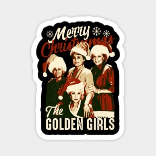 The Golden Girls Merry Christmas Magnet