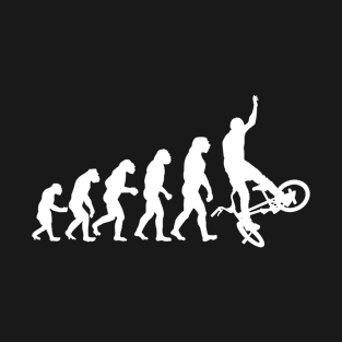 Evolution of BMX Bike Rider - Freestyle Sports Lover, Bicycle Stunt Racing, For Men, Women & Kids T-Shirt