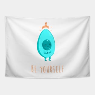 Be yourself - Avocado Tapestry