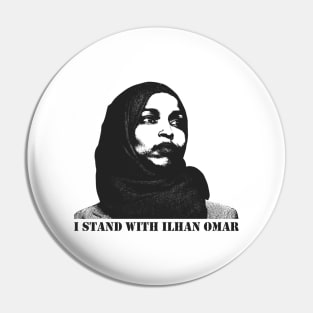 stand with ilhan omar Pin