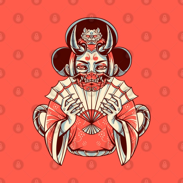 Oni Geisha by machmigo