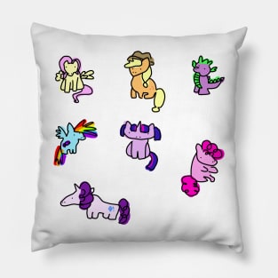 Badly Drawn Horses Sticker Pack Pillow