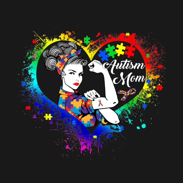 Proud Mom Autism Awareness Family Matching Shirt by WoowyStore