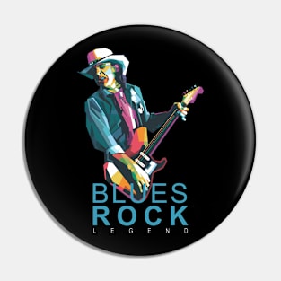 BLUES ROCK LEGEND Pin