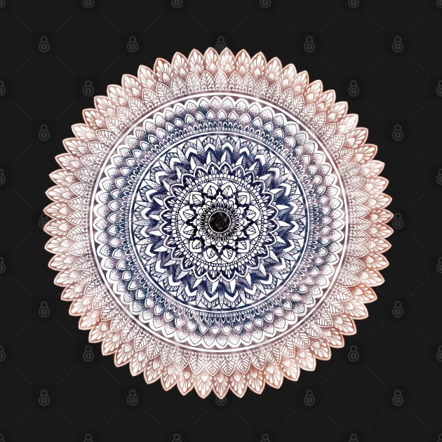 Blue mandala scrub by SamridhiVerma18