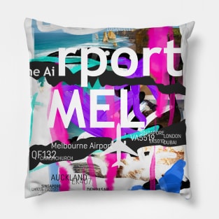 MEL Melbourne airport Pillow