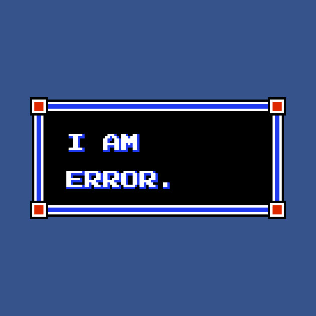 Disover I AM ERROR - Legend Of Zelda - T-Shirt