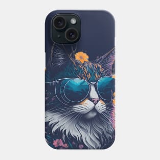 cool bossy cat Phone Case