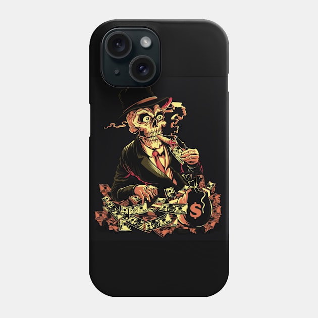 Skeleton Boss Phone Case by PunkHazard1298