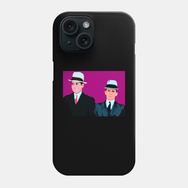 lucky luciano and meyer lansky pop art Phone Case by oryan80