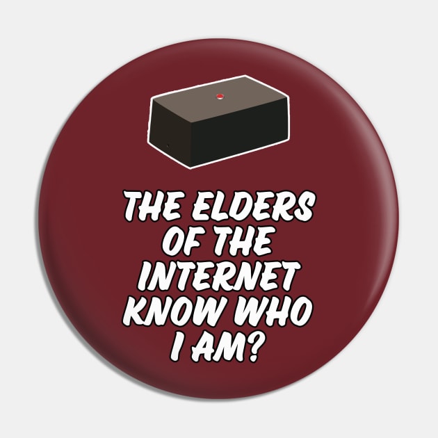 The Elders of the Internet Pin by AaronShirleyArtist