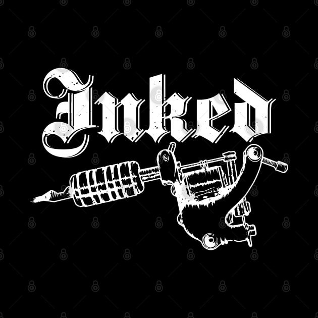 inked font with tattoo needle by dieEinsteiger