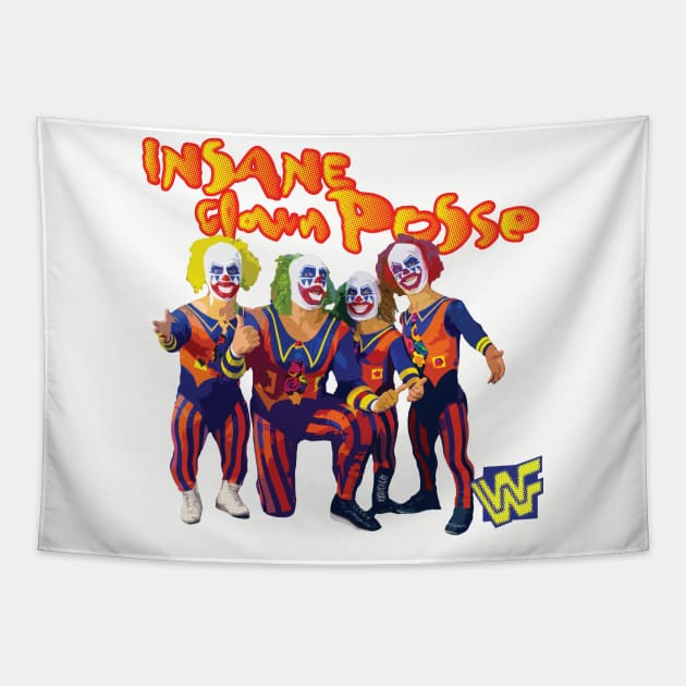 Mini Clown Posse - Old School Rasslin Tapestry by the17th_juggalo