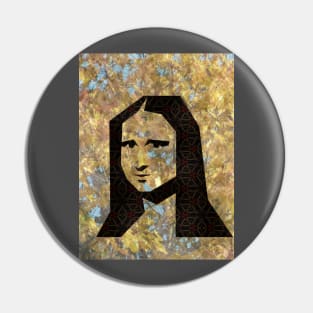 Monalisa TShirt Pin