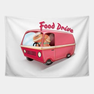 Food Drive Punny Tapestry