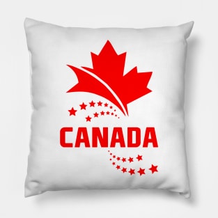 Canada Redlines Art Pillow