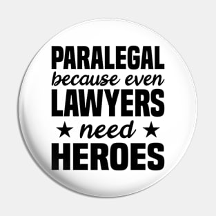 Paralegal Legal Assistant Law Lawyer Pin