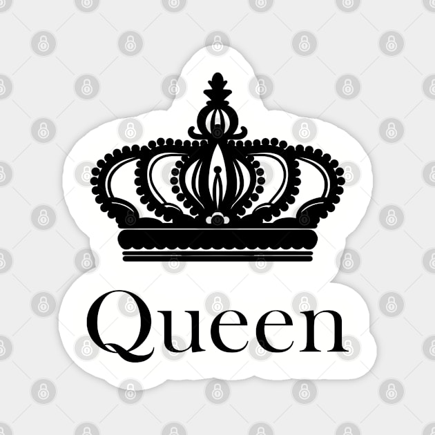 Queen Magnet by designbywaqas