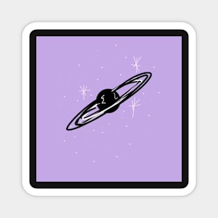 Aesthetic Saturn Magnet