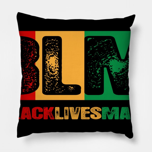 BLM #Black Lives Matter Pillow by Dailygrind